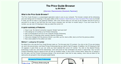Desktop Screenshot of priceguidebrowser.com