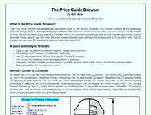 Tablet Screenshot of priceguidebrowser.com